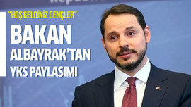 Bakan Albayrak'tan YKS paylaşımı