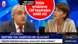 İttifak ortaklarını CHP kanalından tehdit etti