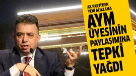 AYM üyesinin paylaşımına tepki yağdı