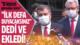 "İlk defa duyacaksınız" dedi ve ekledi!