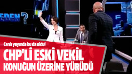 CHP'li eski vekil konuğun üzerine yürüdü