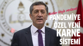 Pandemiye özel yeni karne sistemi