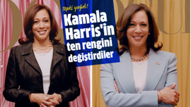 Kamala Harris'in ten rengini değiştirdiler