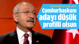 Cumhurbaşkanı adayı düşük profilli olsun