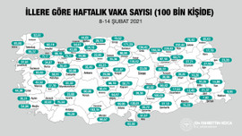 İşte il il haftalık Kovid-19 verileri