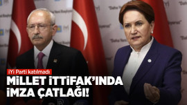 Millet İttifakı'nda imza çatlağı!