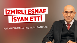 Kapalı dükkana 1169 TL su faturası