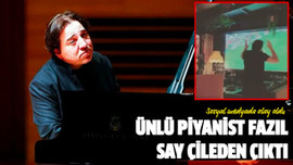 Ünlü piyanist Fazıl Say çileden çıktı