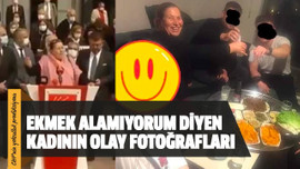 Ekmek alamıyorum diyen kadının olay fotoğrafları