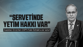 Gazeteci Erciş'ten CHP'li Faik Öztrak'a zor soru!