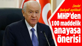 MHP'den 100 maddelik anayasa önerisi