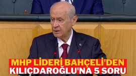 Bahçeli'den Kılıçdaroğlu'na 5 soru