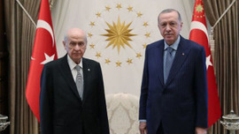 Erdoğan ile MHP lideri Bahçeli görüştü