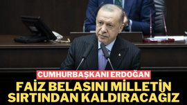 "Faiz belasını milletin sırtından kaldıracağız"