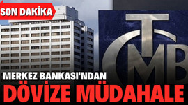 Merkez Bankası'ndan dövize müdahale