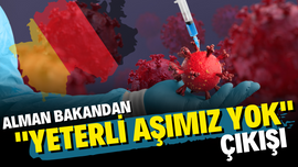 Alman bakandan "Yeterli aşımız yok" çıkışı