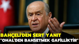 Bahçeli'den "ekonomik OHAL" söylemine sert yanıt