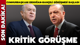 Cumhurbaşkanı Erdoğan, Bahçeli ile görüşüyor