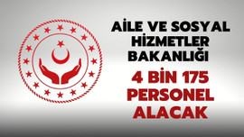 Bakanlık 4 bin 175 personel alacak