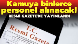 Sağlık Bakanlığı personel alımı Resmi Gazete'de