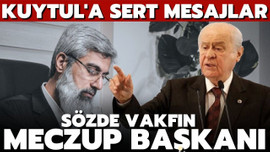 Bahçeli, Furkan Vakfı'na sert sözlerle yüklendi