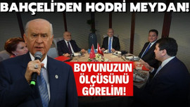 Bahçeli'den Millet İttifakı'na hodri meydan