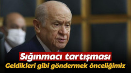 Bahçeli, Suriyeli sığınmacılar konusuna değindi