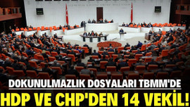 Dokunulmazlık dosyaları TBMM'de!