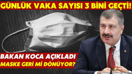 Bakan Koca açıkladı! Maske geri mi dönüyor?