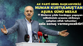 Numan Kurtulmuş'tan Aşura Günü mesajı!