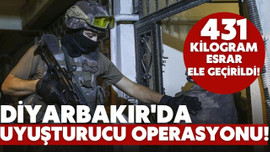 Diyarbakır'da uyuşturucu operasyonu!