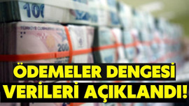 Ödemeler dengesi verileri açıklandı!