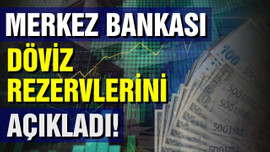 Merkez Bankası döviz rezervlerini açıkladı