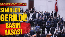 TBMM'de gece mesaisi gerginlikle noktalandı