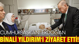 Erdoğan, Binali Yıldırım'ı hastanede ziyaret etti!