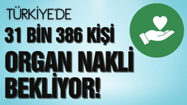 Türkiye'de 31 bin 386 kişi organ nakli bekliyor!