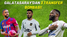 Galatasaray'dan 3 transfer bombası!