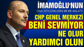 Soylu'dan İmamoğlu açıklaması