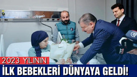 Yeni yılın ilk bebekleri dünyaya geldi