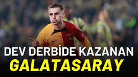 Dev derbide kazanan Galatasaray