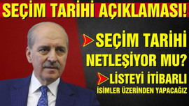 Kurtulmuş'tan seçim tarihi açıklaması!