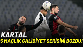 Kartal, 5 maçlık galibiyet serisini bozdu!