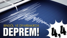 Diyarbakır ve Bingöl'de korkutan deprem!