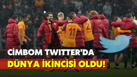 Galatasaray, Twitter'da dünya ikincisi oldu!