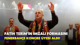 Fatih Terim'in imzalı forması satıldı!