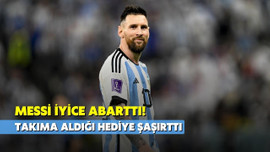 Messi iyice abarttı!