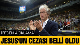 Jorge Jesus'un cezası açıklandı!