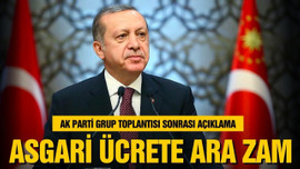 Erdoğan'dan asgari ücret açıklaması!