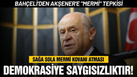 Bahçeli'den Akşener'e 'mermi' tepkisi!