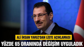 AK Parti'den liste açıklaması